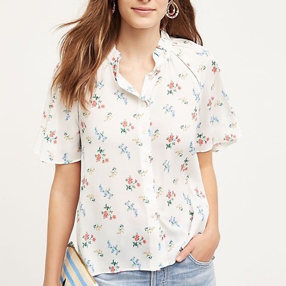 ERIN BY ERIN FETHERSTON Octave Mockneck Floral Top